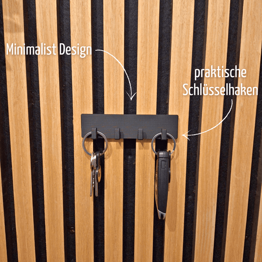 Schlüsselbrett für Akustikpaneele – Montage ohne Bohren