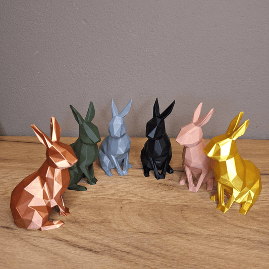 Deko Hase Low Poly Design