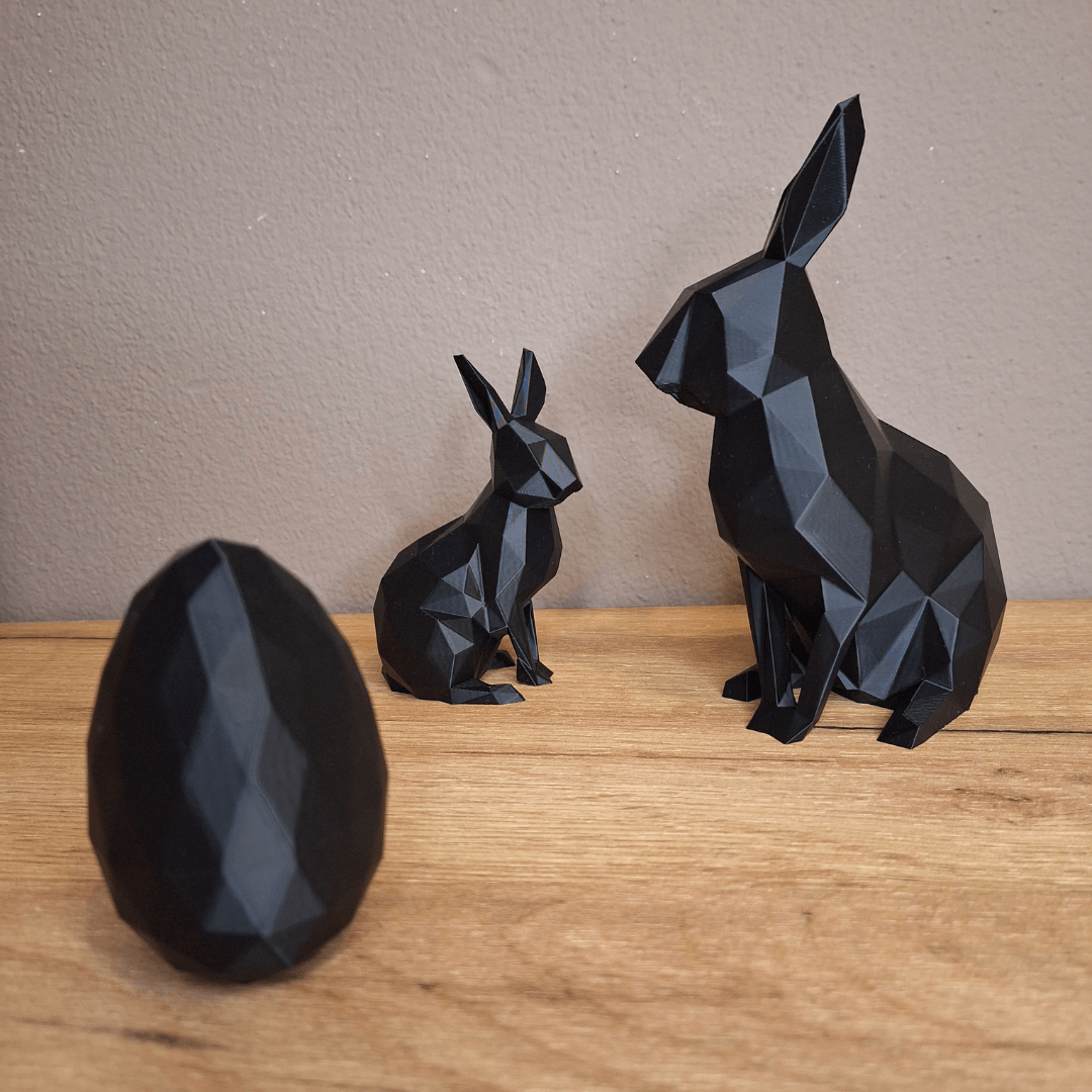 Deko Hase Low Poly Design