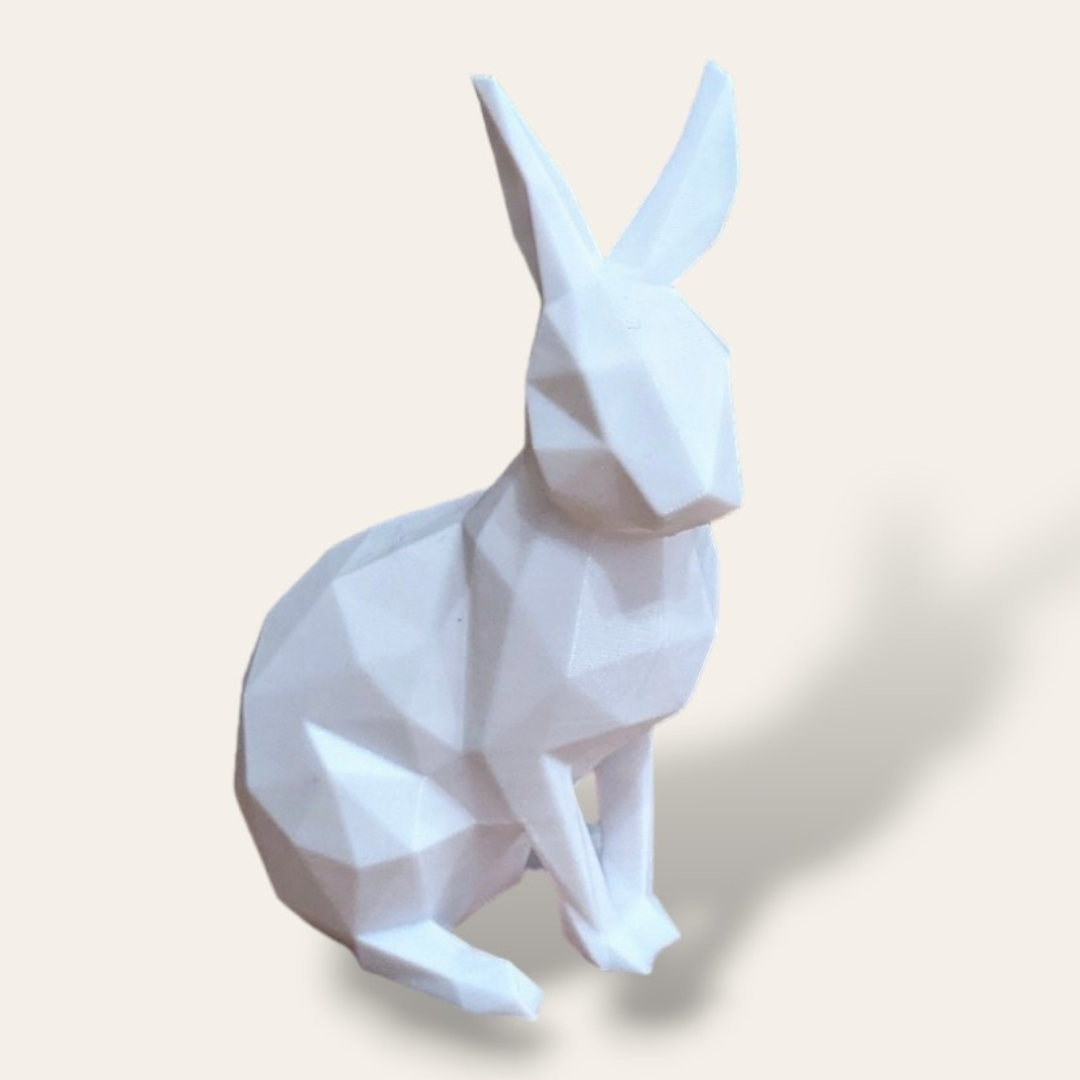 Deko Hase Low Poly Design
