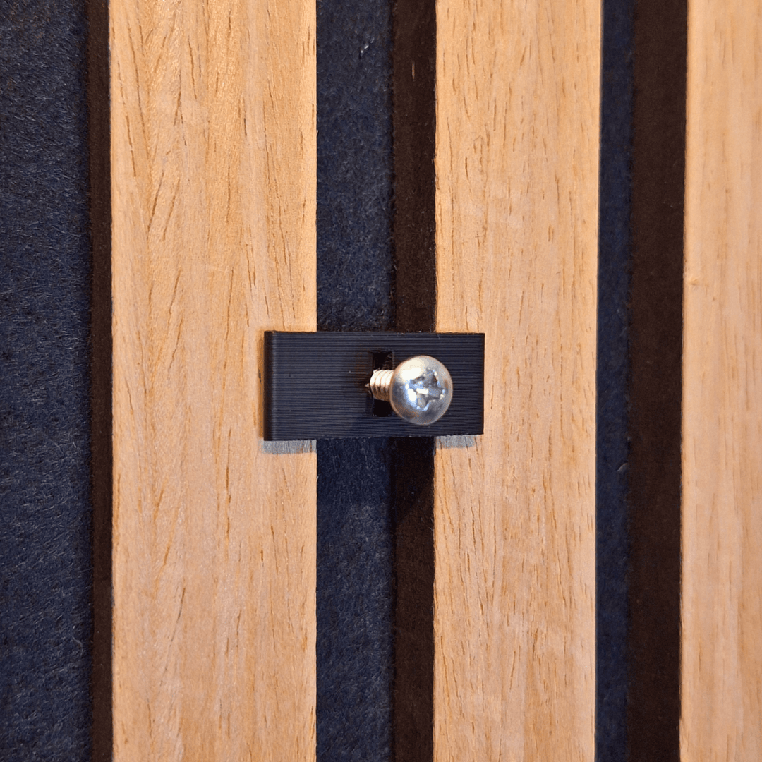 Bilderhalter für Akustikpaneele – Montage ohne Bohren