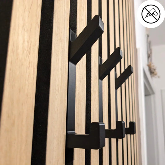 Haken für Akustikpaneele Design Y – Minimalistisches Design ohne Bohren