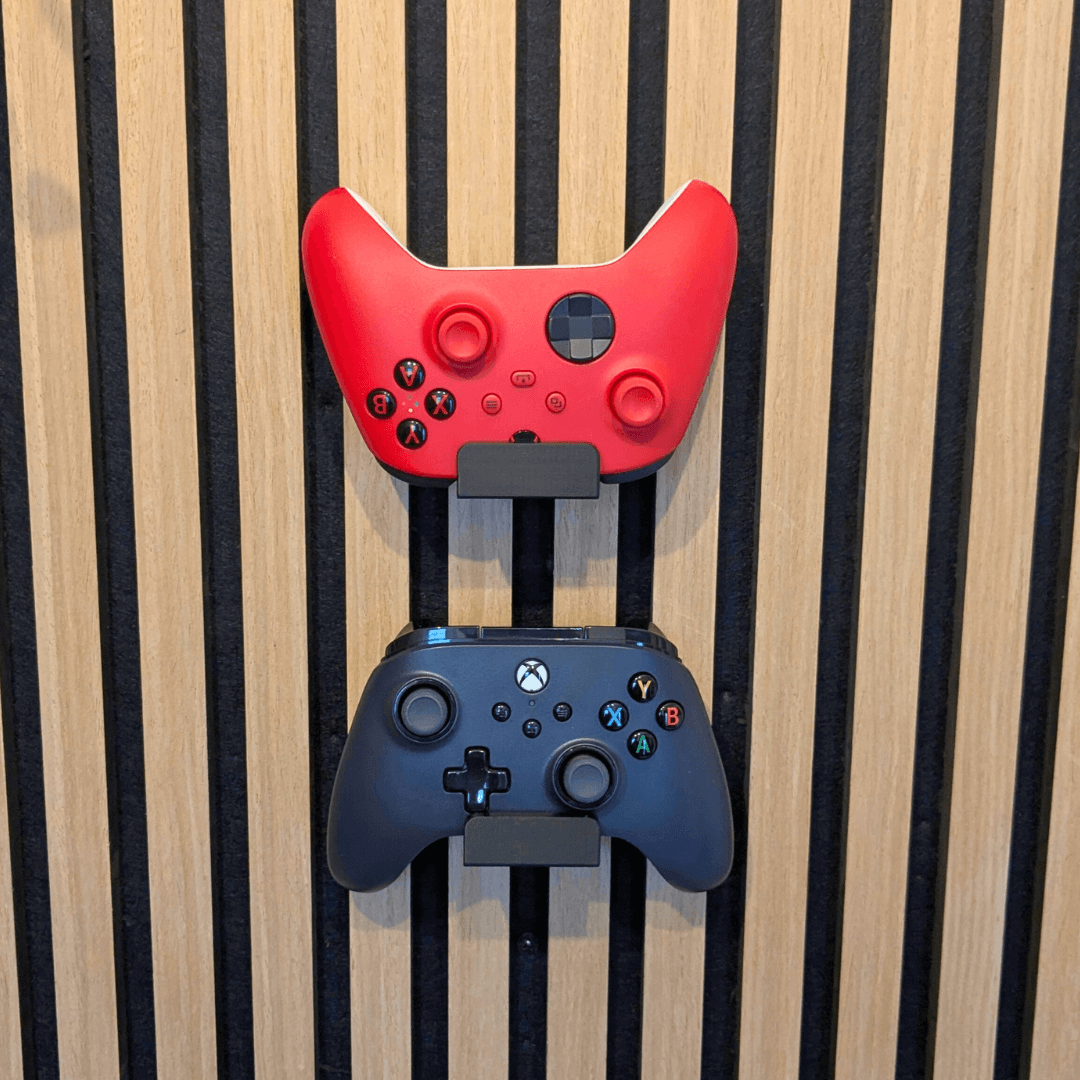 Halterung mit Controller Xbox rot und schwarz