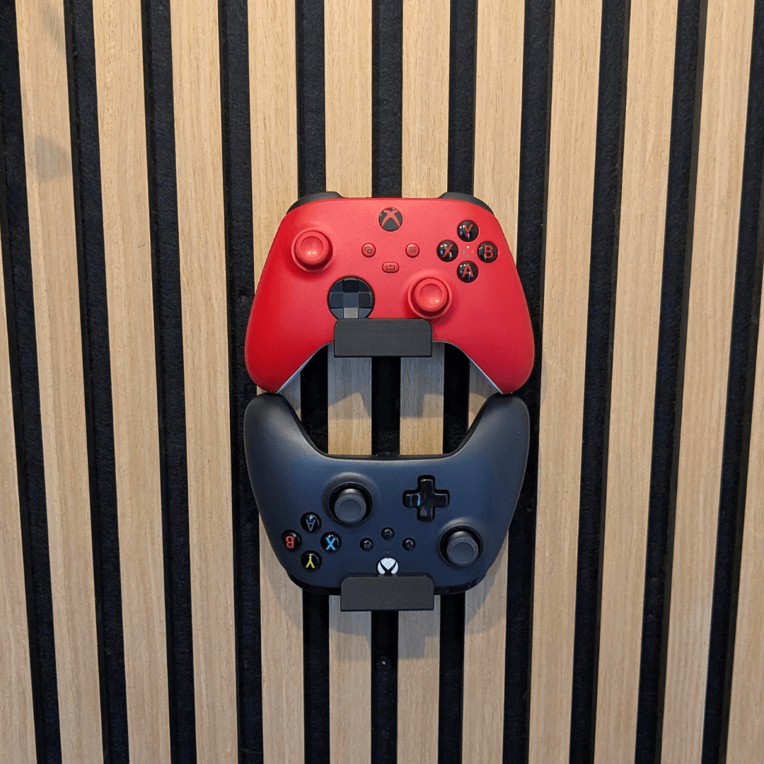 Halterung mit Controller Xbox rot und schwarz
