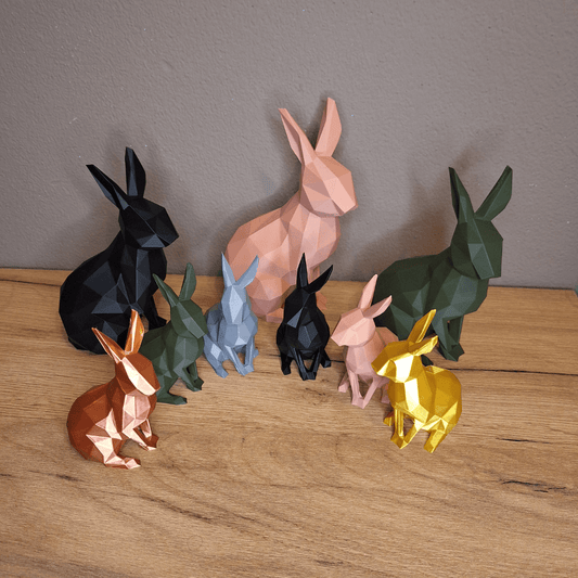 Deko Hase Low Poly Design