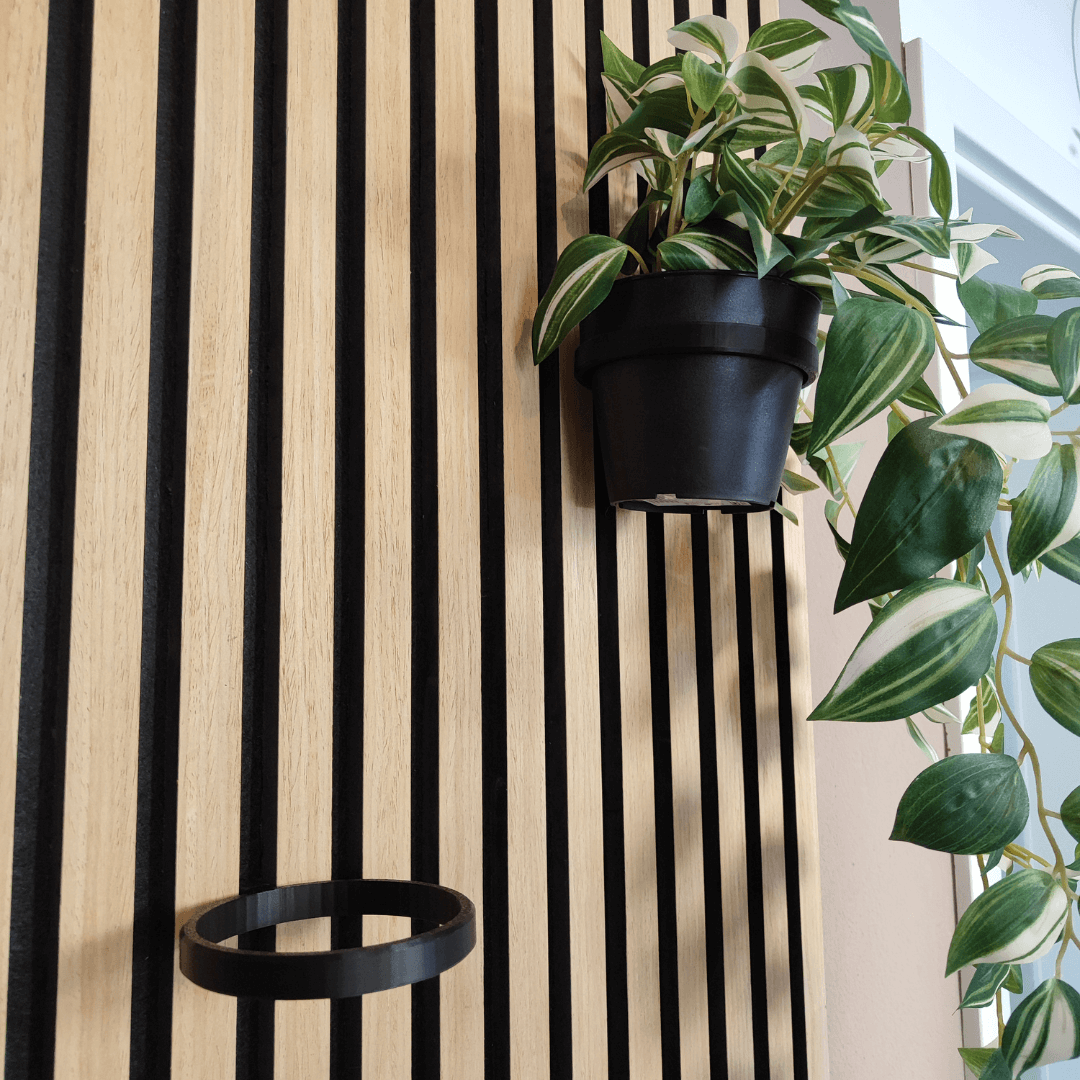 Pflanzenhalter für Akustikpaneele Kompatibel mit IKEA Fejka - Montage ohne Bohren